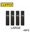 Accendino Clipper large Black Soft conf. 48 pz.