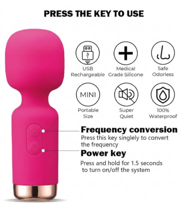 WENDY MINI VIBRATORE RICARICABILE CON USB  SOFT TOUCH CON 10 FREQUENZE DI PURO PIACERE
