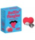 ROLLIN TONGUE STIMOLATORE CLITORIDEO A FORMA DI CUORE CON 10 MODALITA DI VIBRAZIONE RICARICABILE USB