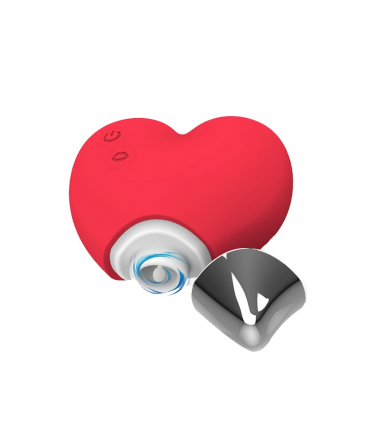 ROLLIN TONGUE STIMOLATORE CLITORIDEO A FORMA DI CUORE CON 10 MODALITA DI VIBRAZIONE RICARICABILE USB