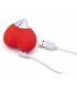 ROLLIN TONGUE STIMOLATORE CLITORIDEO A FORMA DI CUORE CON 10 MODALITA DI VIBRAZIONE RICARICABILE USB