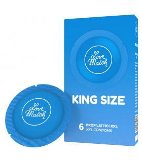 LOVE MATCH KING SIZE  XXL CONF.6PZ