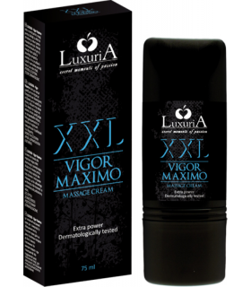 VIGOR XXL MAXIMO LUXURIA CREMA DA MASSAGGIO DA 75ML  PER LUI COMPOSTA DA PRINCIPI ATTIVI