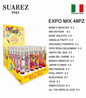 EXPO ACQUA CORPO PROFUMATA NANI' 75 ML. 48 PZ. ASS. MADE IN ITALY