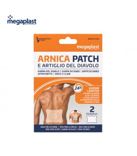 MEGAPLAST ARNICA PATCH E ARTIGLIO DEL DIAVOLO 2PZ 17X21,8 CM.