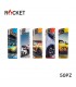 ACCENDINO ELETTRONICO ROCKET AUTO E MOTO  CONF. 50 PZ ASSORTITI CON 5 FANTASIE