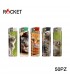 ACCENDINO ELETTRONICO ROCKET GATTI  CONF. 50 PZ ASSORTITI CON 5 FANTASIE