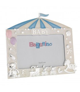 CORNICE PORTAFOTO BAGUTTA CIRCO AZZURRO  10x15  B4225A