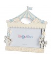 CORNICE PORTAFOTO BAGUTTA CIRCO CON CAVALLINI 10x15 AZZURRO   B4240A