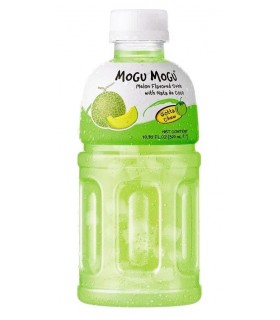 BEVANDA MOGU MOGU AL GUSTO MELONE E NATA DE COCCO CON PEZZI DI FRUTTA  BOTTIGLIA DA 320ML CONF. 6PZ.