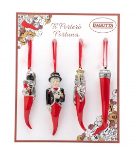EXPO 8 PZ. CORNI BAGUTTA H. 17 CM.  ASS. 2X4  COD. AK2306