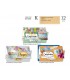 Biglietto CROMO COMPLEANNO BAMBINI PORTASOLDI CON RILIEVO CONF. 12 PZ. ASSORTITI