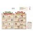 STICKERS NATALIZI ADESIVI 6 BLISTER DA 2 FOGLI ASSORTITI F.TO 16.5X24 CM.