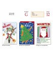 Biglietto DI NATALE CROMO LAVORAZIONI IN ORO E INTERNO A COLORI conf. 12 pz. assortiti