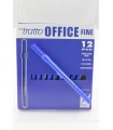 Pennarello Tratto Office Fine conf. da 12 pz. colore blu
