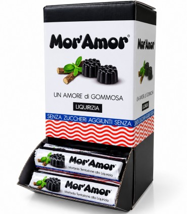 HORVATH MORAMOR LIQUIRIZIA GOMMOSA STICK 28GR. SENZA GLUTINE EXPO DA 30 PZ.