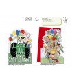 Biglietto CROMO COMPLEANNO BAMBINI FUSTELLA E INTERNO A COLORI CONF. 12 PZ. ASSORTITI