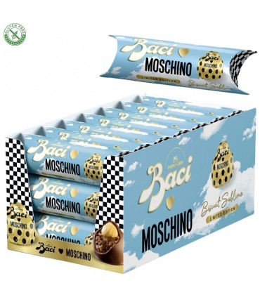 BACI PERUGINA MOSCHINO BISCUIT LIMITED EDITION TUBO 3pz. CONF. 21 PZ.