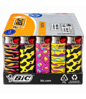 Accendino Bic MINI fantasia TRIPPIN  conf. da 50 pz. ASSORTITI