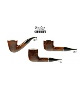 PIPA LUBINSKI Opus One Chubby orange bocc.metacril fin.lucida – f. 9mm MOD. 1