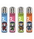 Accendino Clipper LARGE SHINOBIS  conf. 48 pz. assortito con 4 grafiche