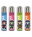 Accendino Clipper LARGE SHINOBIS  conf. 48 pz. assortito con 4 grafiche