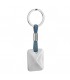 PORTACHIAVI BAGUTTA SILVER E CORDONE IN SILICONE 12 PZ ASSORTITI CONFEZIONATI SINGOLARMENTE CON  BUSTA DA REGALO AK2176