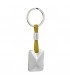 PORTACHIAVI BAGUTTA SILVER E CORDONE IN SILICONE 12 PZ ASSORTITI CONFEZIONATI SINGOLARMENTE CON  BUSTA DA REGALO AK2176