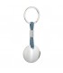 PORTACHIAVI BAGUTTA SILVER E CORDONE IN SILICONE 12 PZ ASSORTITI CONFEZIONATI SINGOLARMENTE CON  BUSTA DA REGALO AK2176