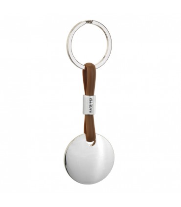 PORTACHIAVI BAGUTTA SILVER E CORDONE IN SILICONE 12 PZ ASSORTITI CONFEZIONATI SINGOLARMENTE CON  BUSTA DA REGALO AK2176