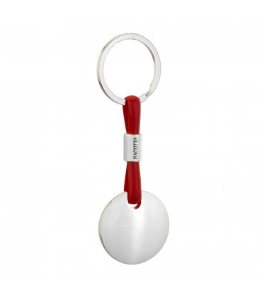 PORTACHIAVI BAGUTTA SILVER E CORDONE IN SILICONE 12 PZ ASSORTITI CONFEZIONATI SINGOLARMENTE CON  BUSTA DA REGALO AK2176