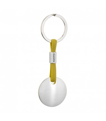 PORTACHIAVI BAGUTTA SILVER E CORDONE IN SILICONE 12 PZ ASSORTITI CONFEZIONATI SINGOLARMENTE CON  BUSTA DA REGALO AK2176