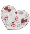 EXPO KIT PORTACHIAVI BAGUTTA  CUORE 12 PZ ASSORTITI CONFEZIONATI SINGOLARMENTE CON SCATOLA E BUSTA DA REGALO AK2178