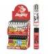 Accendino Clipper Large A SALTAFOSS ESPOSITORE da 96 pz. con grafiche ASSORTITE