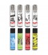 Accendino Clipper Large A SALTAFOSS ESPOSITORE da 96 pz. con grafiche ASSORTITE