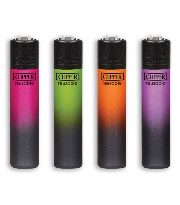 Accendino Clipper Large MIX 17 ESPOSITORE GIREVOLE  da 144 pz. con grafiche ASSORTITE