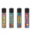 Accendino Clipper Micro POP WEED conf. 48 pz. assortiti con 4 grafiche