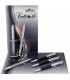 EXPO KIT BAGUTTA 6 PENNE REGALO ( 2 SFERE 2 ROLLER 2 STILO) TRATTO DI STILE BICOLOR IN CARBONIO HK6034
