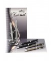 EXPO KIT BAGUTTA 6 PENNE REGALO ( 3 SFERE 3 ROLLER ) TRATTO DI STILE IN 3 COLORI  HK6019