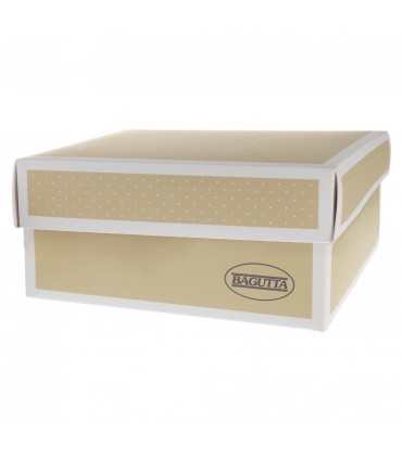 ASTUCCIO PORTACARTE BAGUTTA MAZZO DOPPIO INCLUSO CON PLACCA SUL FRONTE CHIUSURA A CALAMITA E SCATOLA DA REGALO 2280-02NE