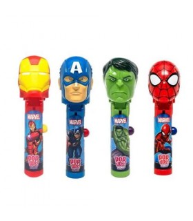 POP UPS LOLLIPOP MARVEL MIX LECCA LECCA AL GUSTO FRAGOLA DA 10g CONF.12PZ