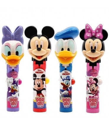 POP UPS LOLLIPOP DISNEY MIX LECCA LECCA AL GUSTO FRAGOLA DA 10g CONF.12PZ