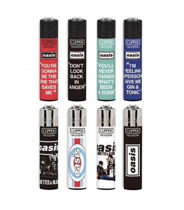 Accendino Clipper LARGE OASIS SW Expo Girevole da 144 pz. assortito