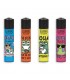 Accendino Clipper Micro FUNNY FROGS  conf. 48 pz. assortito con 4 grafiche