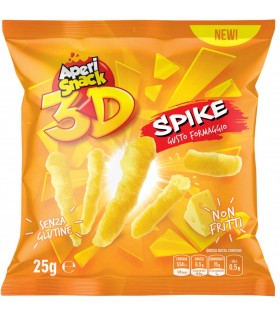 APERISNACK SPIKE DI MAIS AL GUSTO FORMAGGIO BUSTINA 25GR CONF. 36 PZ.