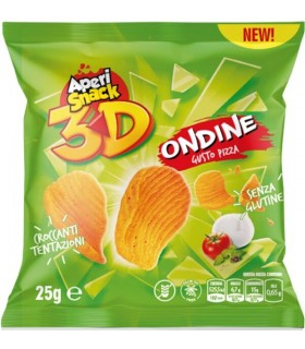 ONDINE APERISNACK NACHOS GUSTO PIZZA BUSTINA 30GR CONF. 36 PZ.