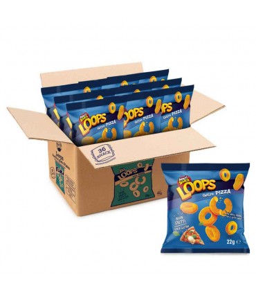 APERISNACK LOOPS PIZZA ANELLI BUSTINA 22GR CONF. 36 PZ.