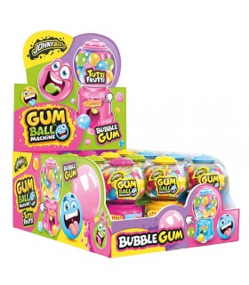 GUMBALL MACHINE CARAMELLE ASSORTITE GOMMOSE CON GIOCATTOLO 30 GR EXPO DA 12PZ