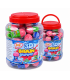 CARAMELLE BRAIN GUMMY 3D  gelatine alla frutta ai gusti MIRTILLO E ANGURIA CONF. 50 PZ.