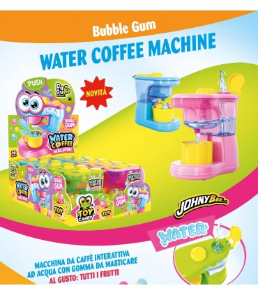 WATER COFFEE MACCHINA DA CAFFE INTERATTIVA CON ACQUA E GOMMA DA MASTICARE 10GR CONF.8 PZ